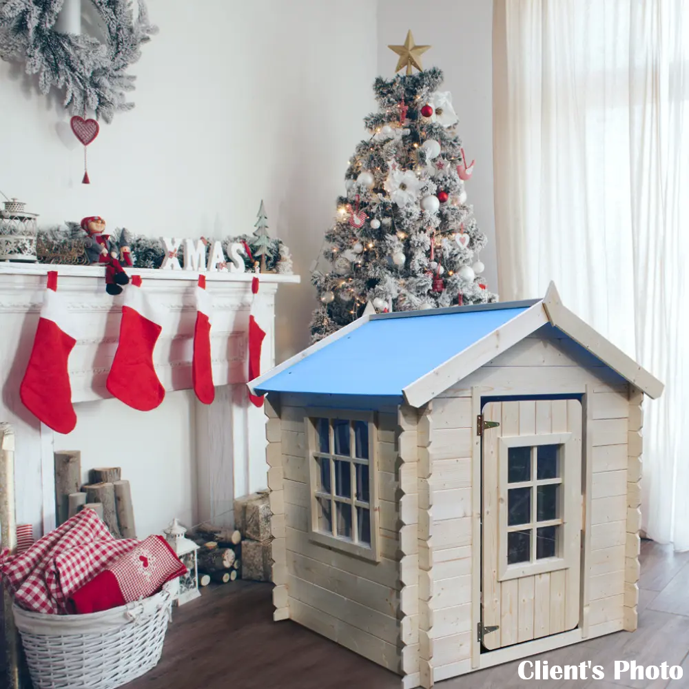 Wooden Playhouse for Kids M570 - 105 x 105 cm