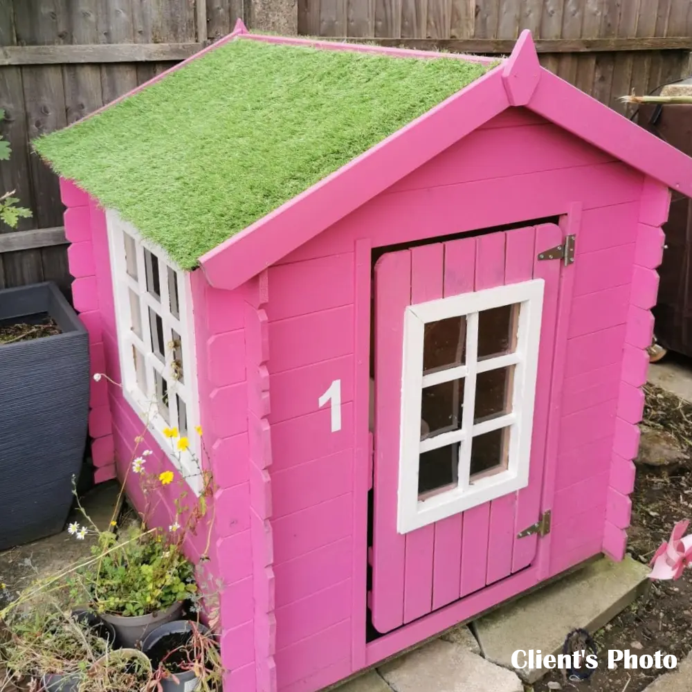 Wooden Playhouse for Kids M570 - 105 x 105 cm