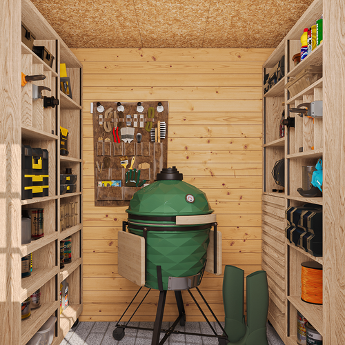 Wooden Garden Shed M309 - 200 x 200 cm