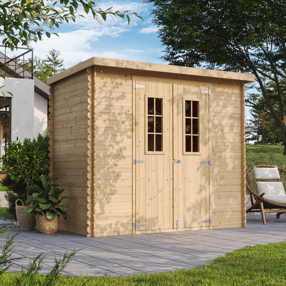 Wooden Garden Shed M310C - 235 x 130 cm