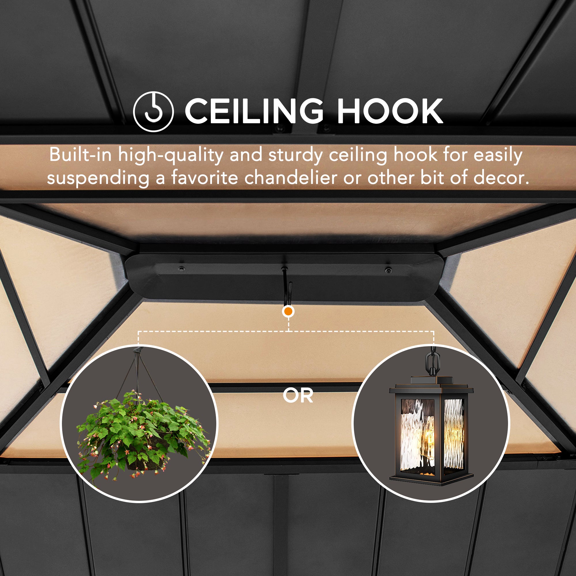 BRURI 395cm x 337cm Cedar Framed Gazebo