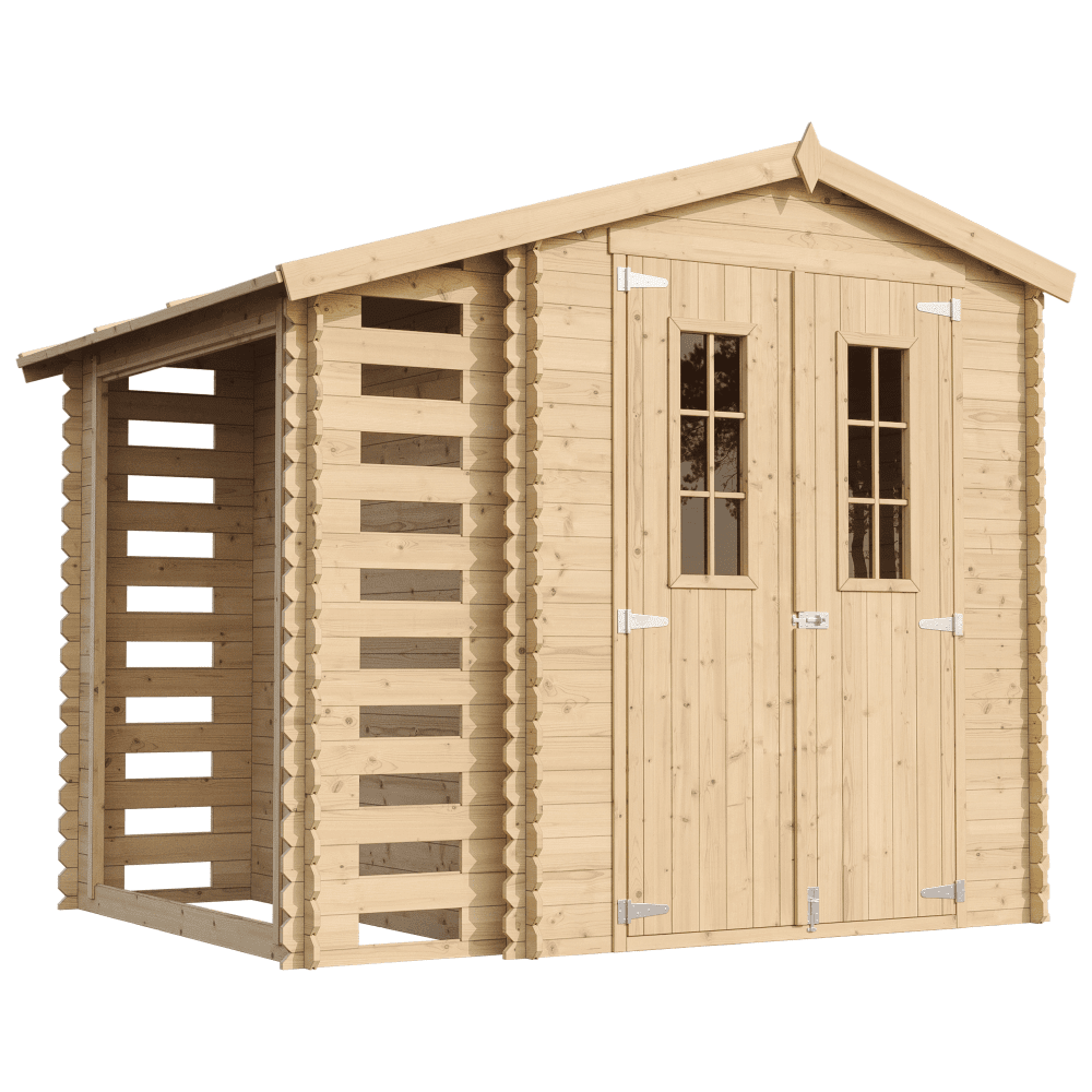 Firewood Storage Shed M386C - 256 x 200 cm