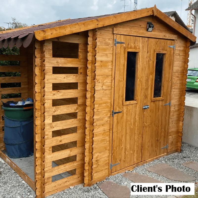 Firewood Storage Shed M386C - 256 x 200 cm