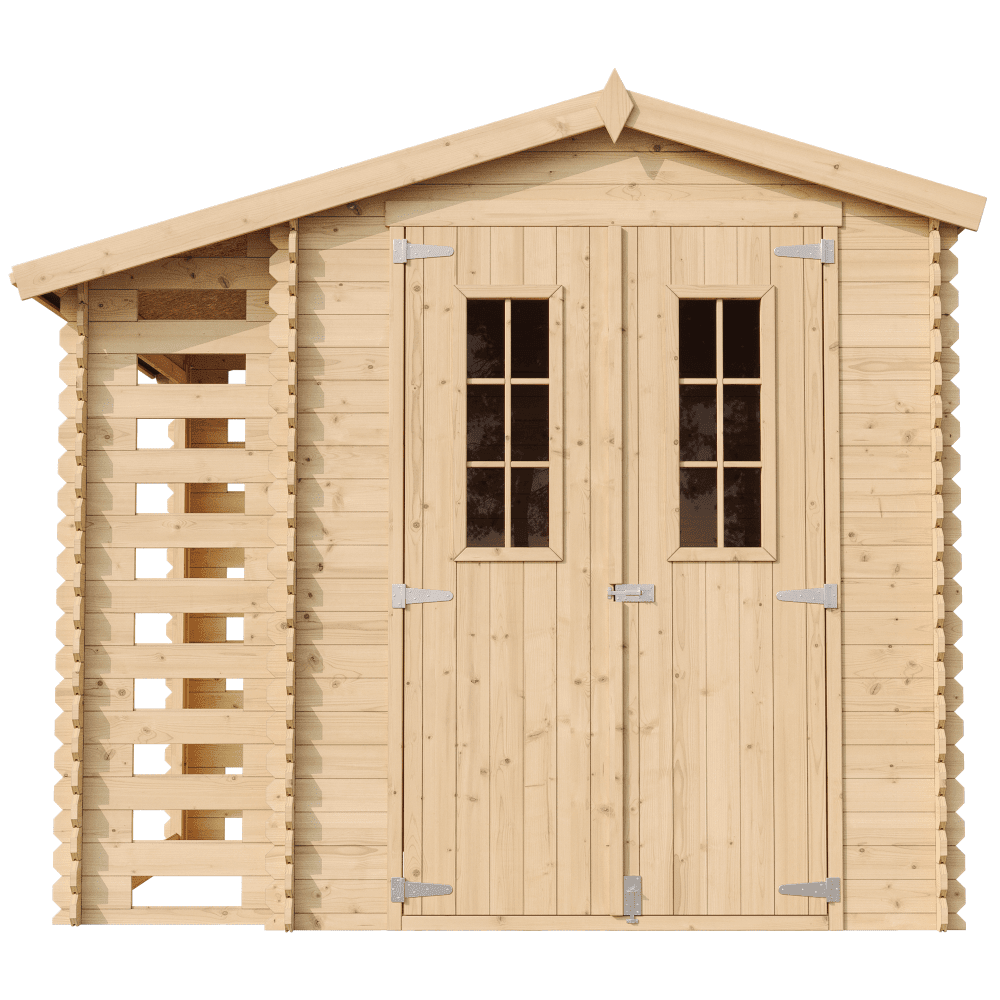 Firewood Storage Shed M386C - 256 x 200 cm