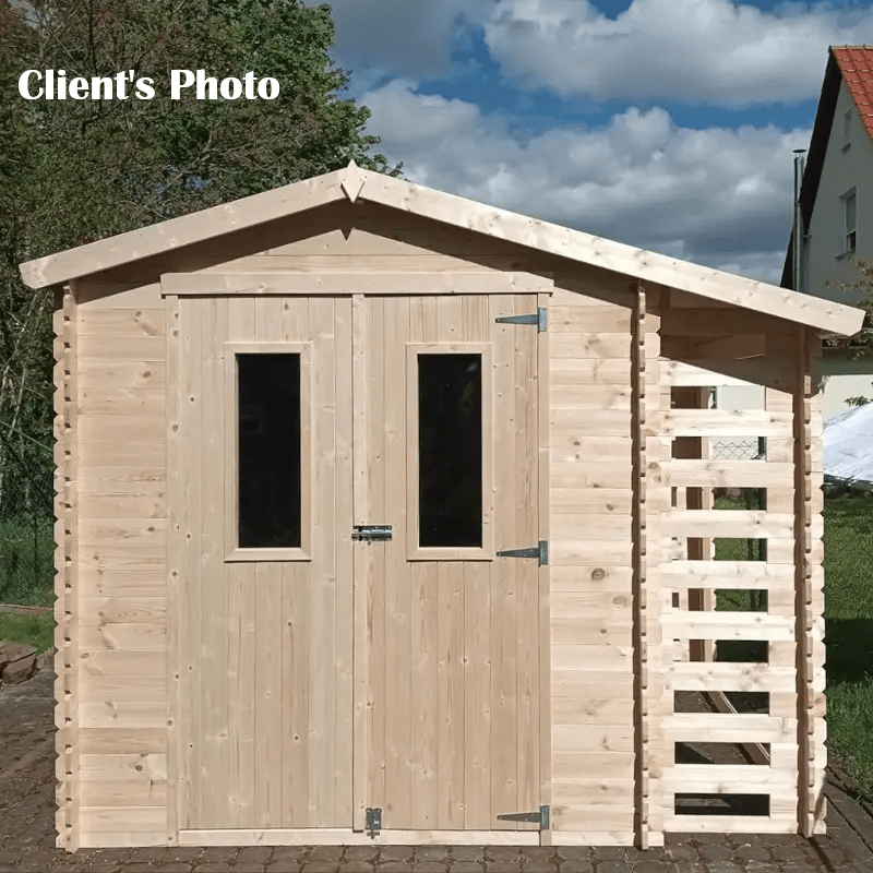 Firewood Storage Shed M386C - 256 x 200 cm
