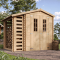 Firewood Storage Shed M386C - 256 x 200 cm