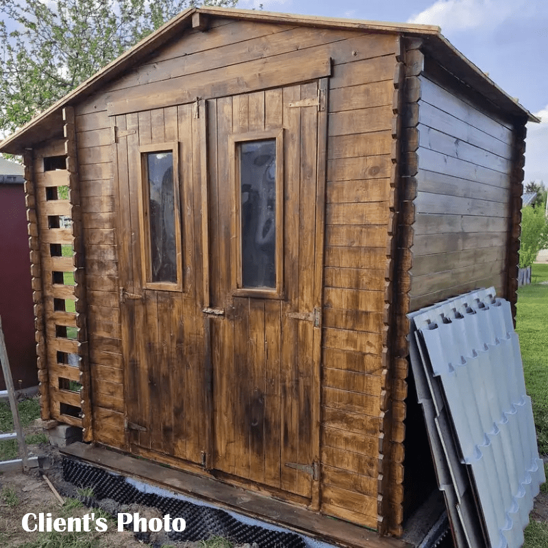 Firewood Storage Shed M386C - 256 x 200 cm