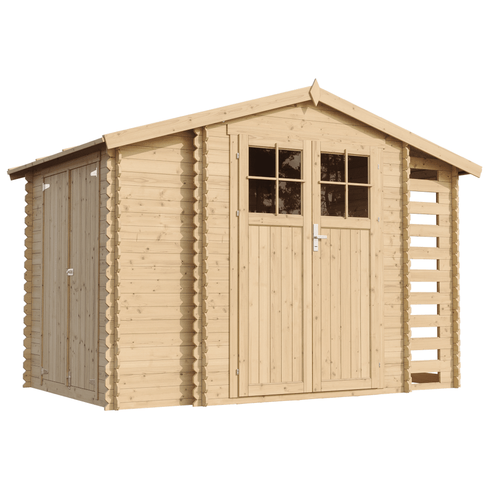 Firewood Storage Shed M389F - 312 x 200 cm