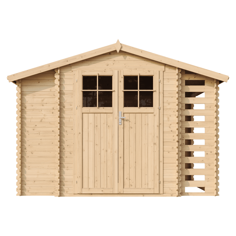 Firewood Storage Shed M389F - 312 x 200 cm