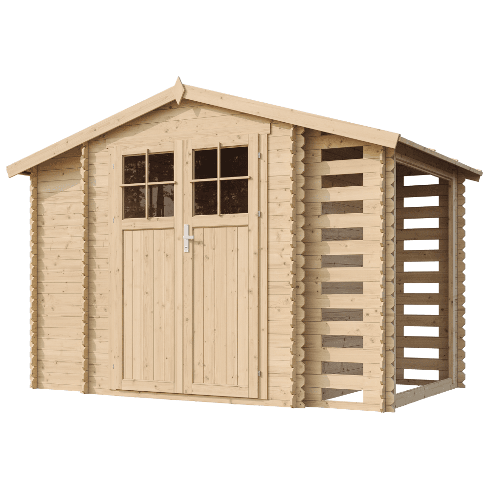 Firewood Storage Shed M389F - 312 x 200 cm