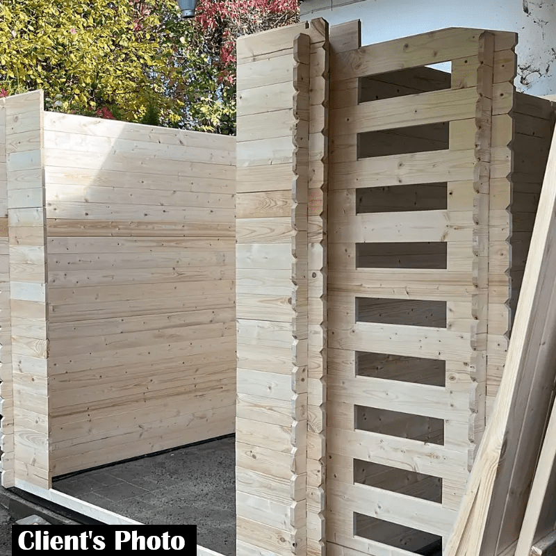 Firewood Storage Shed M391 - 312 x 200 cm