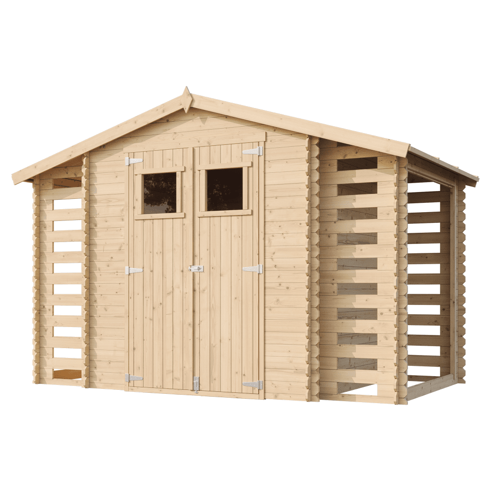 Firewood Storage Shed M391 - 312 x 200 cm