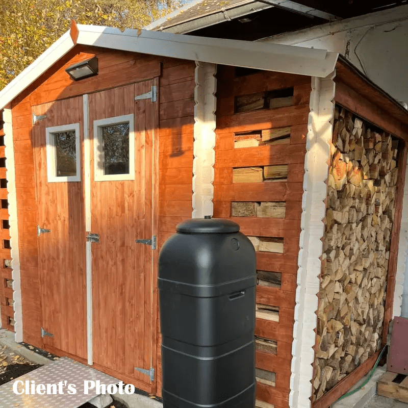 Firewood Storage Shed M391 - 312 x 200 cm