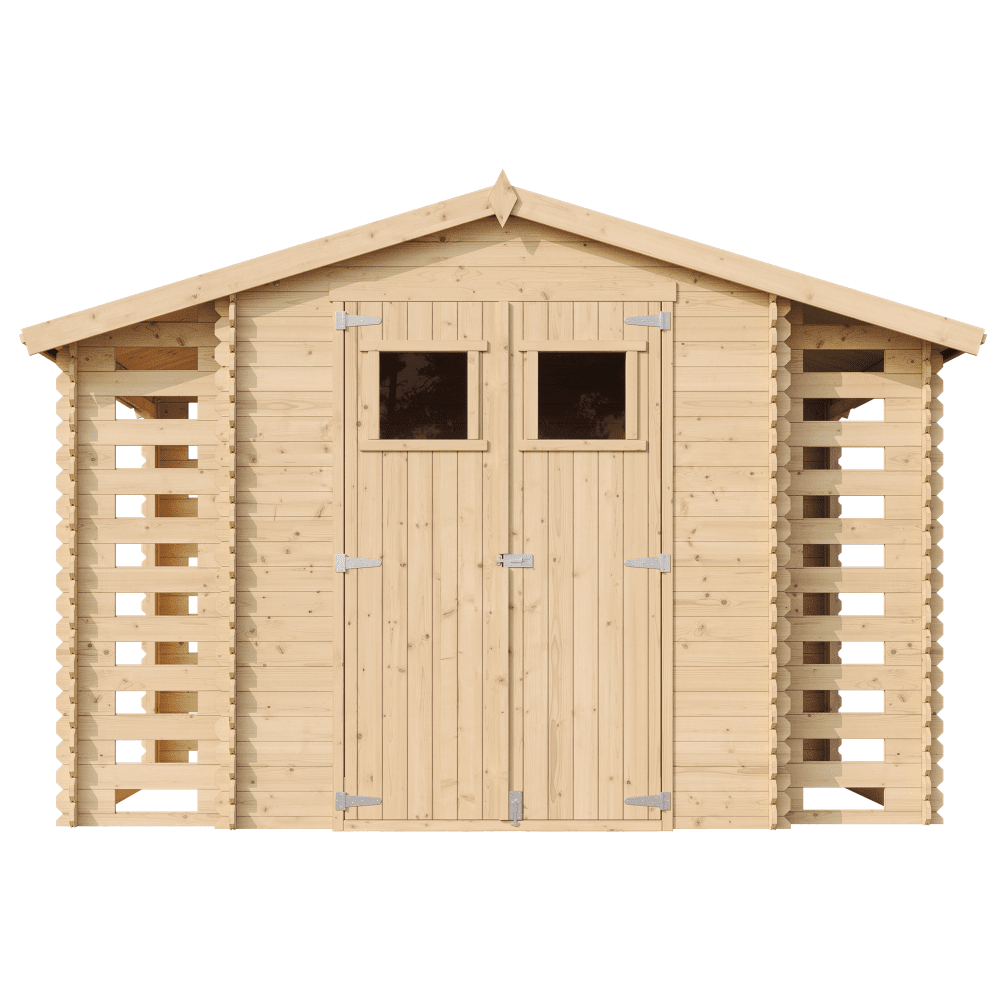 Firewood Storage Shed M391 - 312 x 200 cm