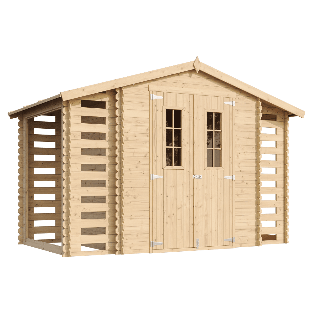 Firewood Storage Shed M391C - 312 x 200 cm