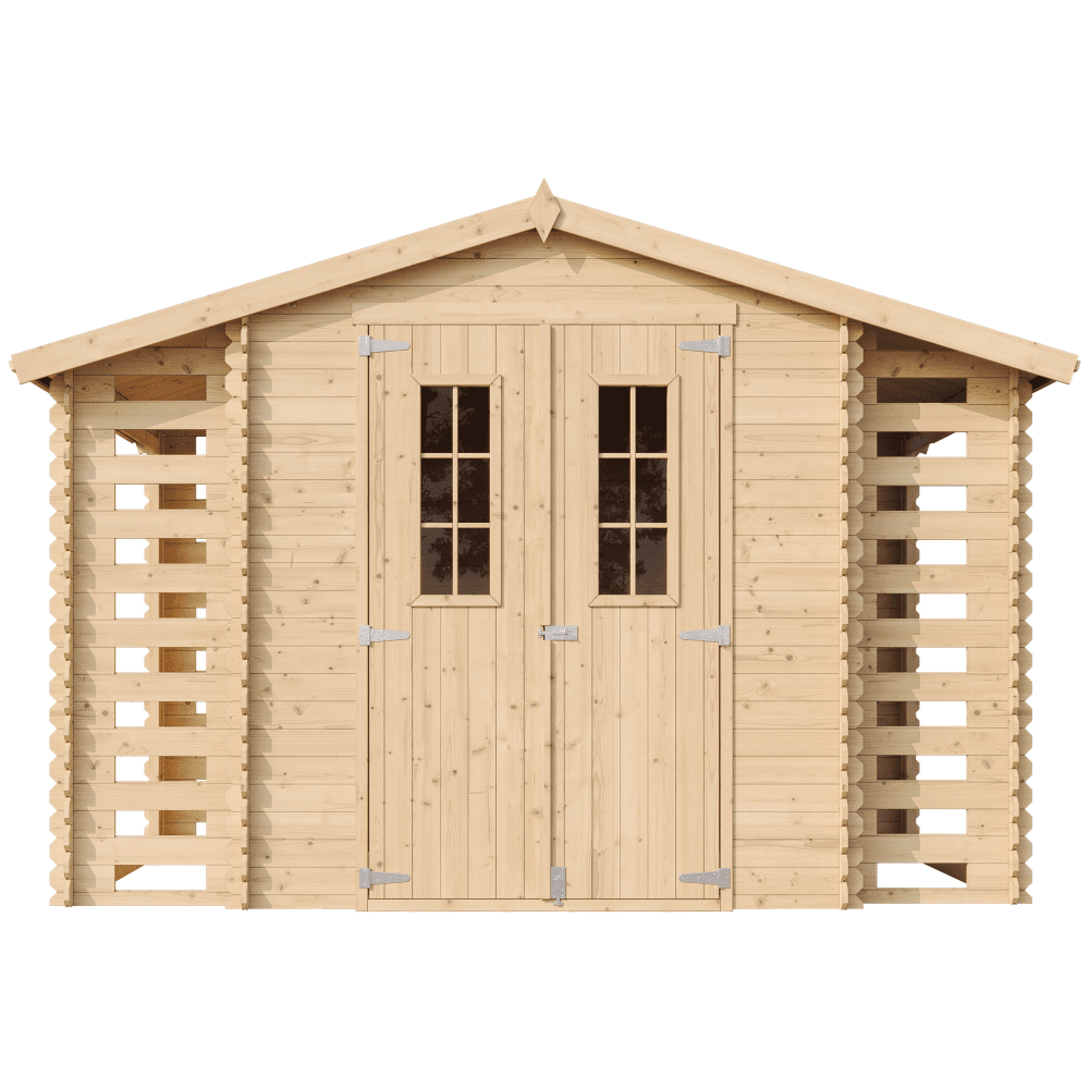 Firewood Storage Shed M391C - 312 x 200 cm