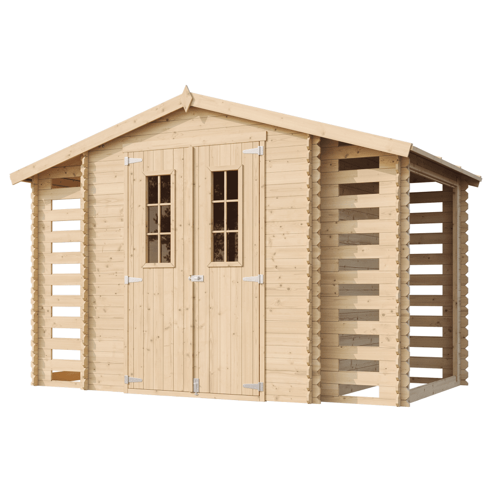 Firewood Storage Shed M391C - 312 x 200 cm