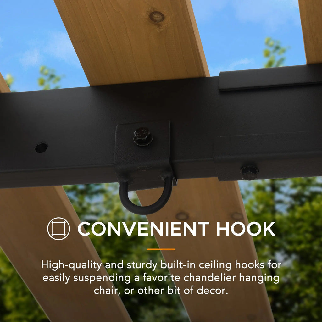 MARAO 305cm x 183cm Steel Pergola