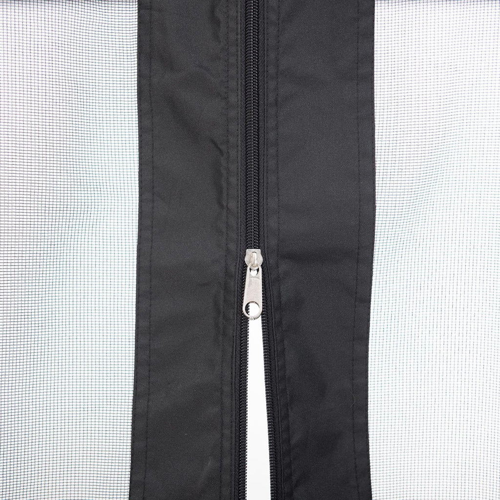 KALDI 366cm x 307cm Black and Brown Steel Gazebo with 2-tier Ventilated Hardtop - package