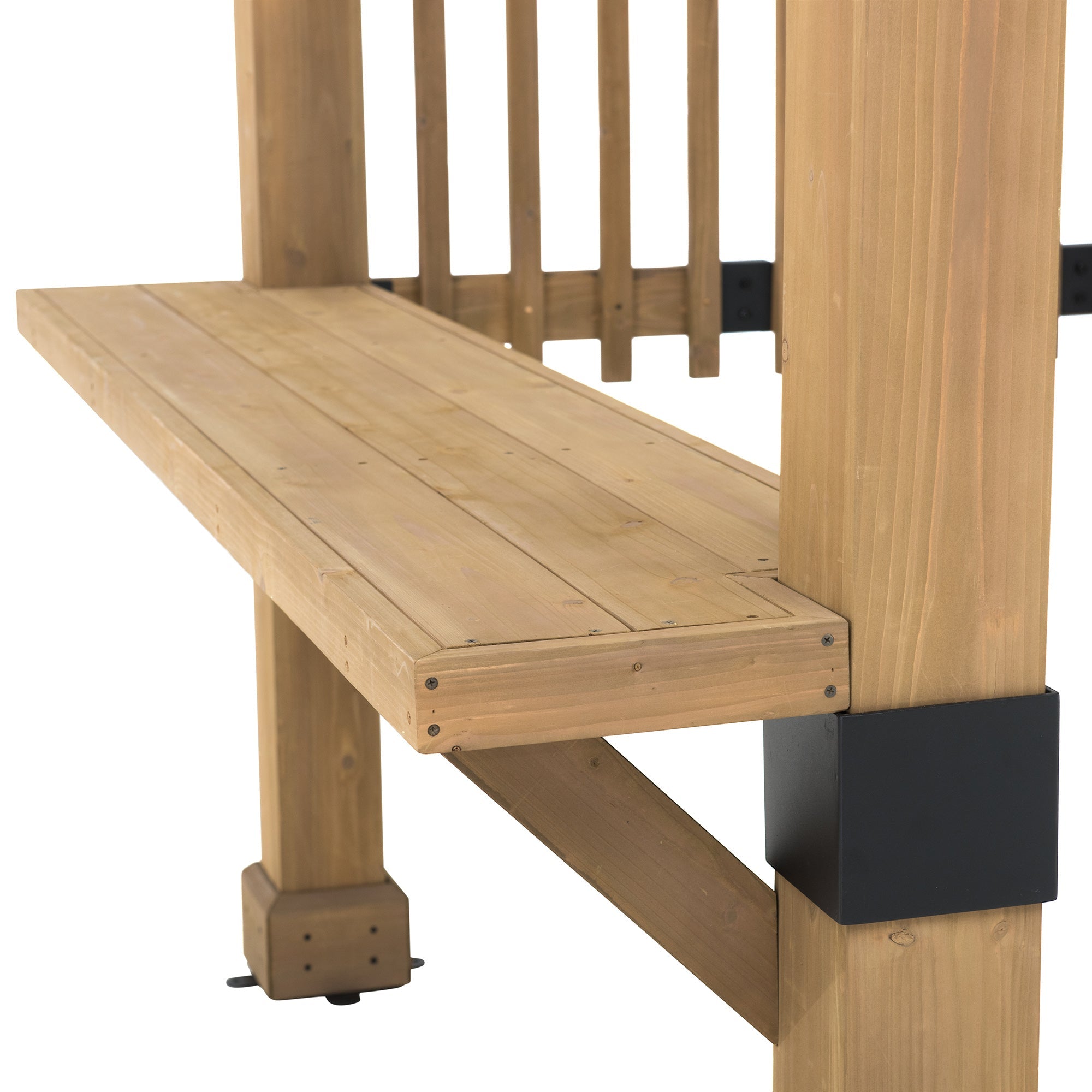 KRONE 275cm x 310cm Cedar Wood Hot Tub Pergola - pergola with bar