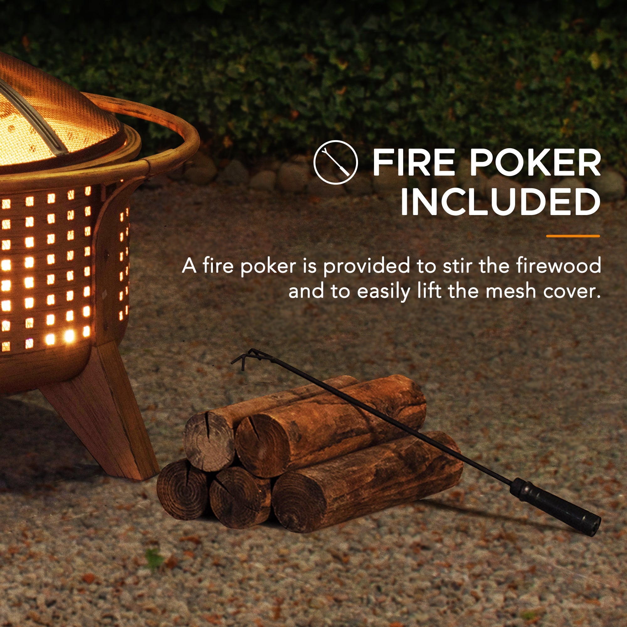 MAZAMA XL Steel Brown Fire Bowl