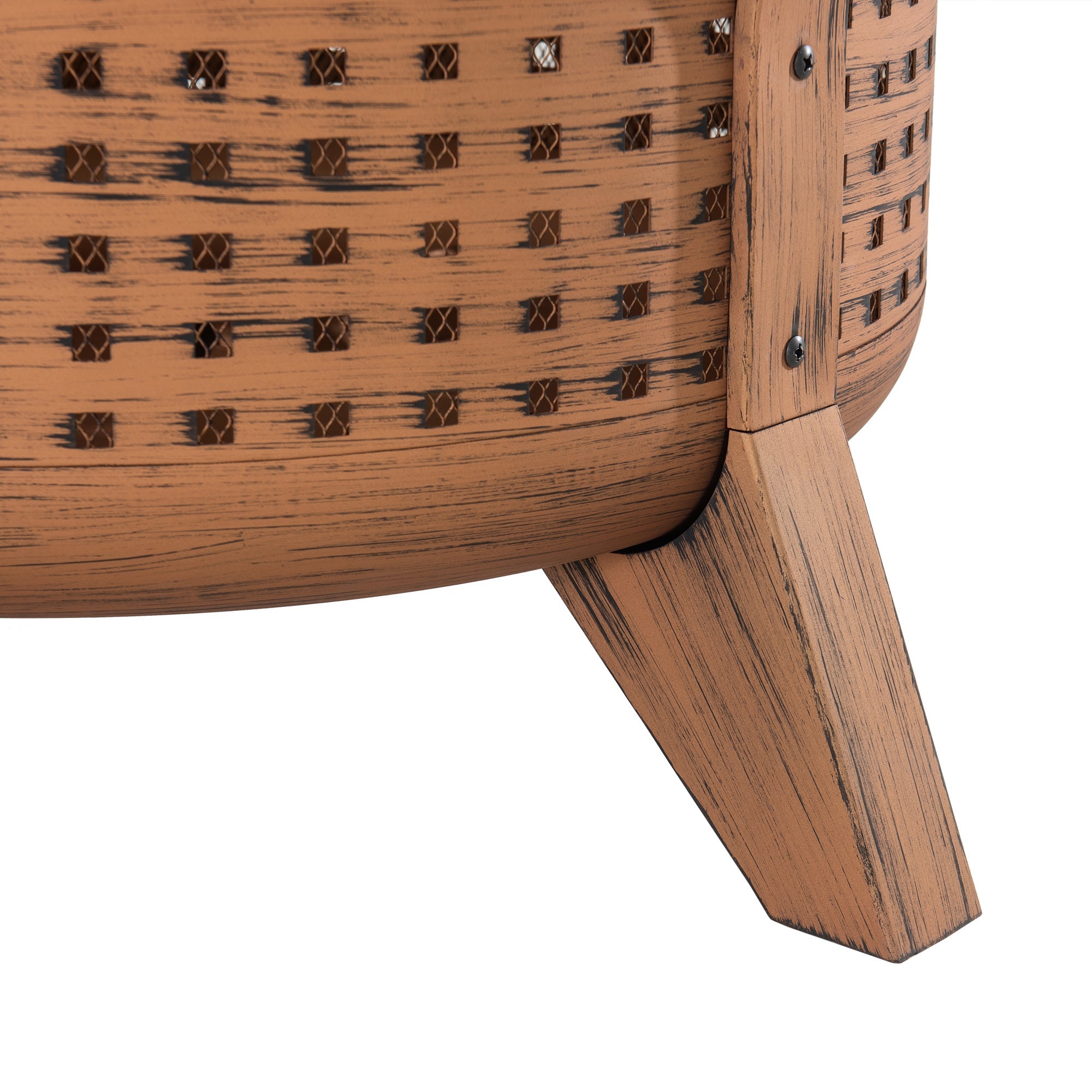 MAZAMA XL Steel Brown Fire Bowl - bottom