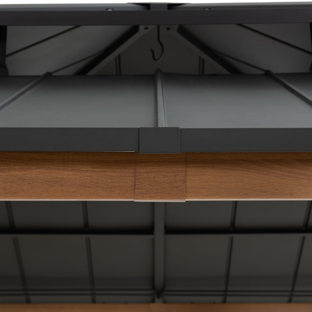 PASU 300cm x 300cm Steel Gazebo with 2-storey Rooftop