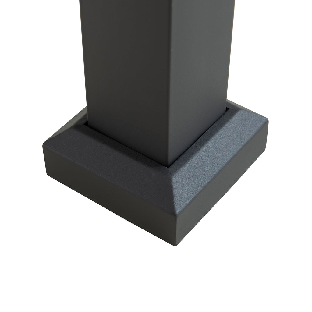 PASU 300cm x 300cm Steel Gazebo with 2-storey Rooftop - bottom