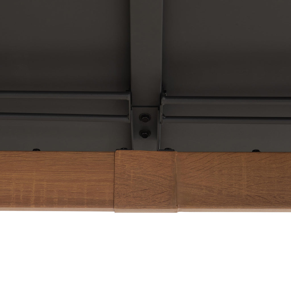 PASU 300cm x 300cm Steel Gazebo with 2-storey Rooftop