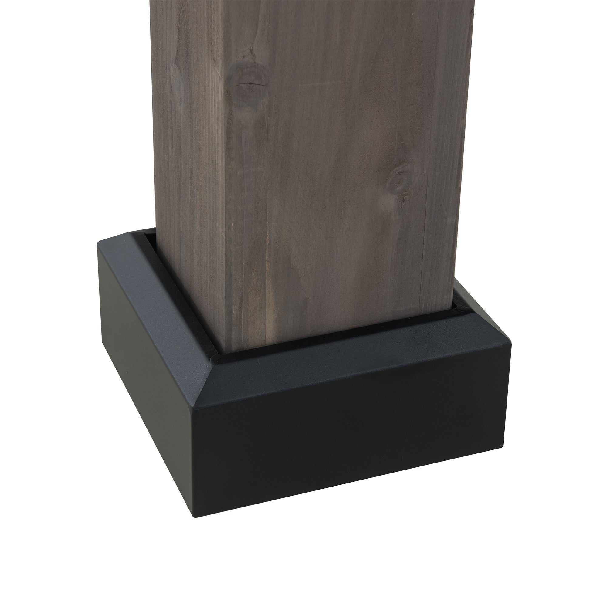 RYSY 450cm x 390cm Cedar Framed Gazebo with Anthracite Steel Hardtop - bottom