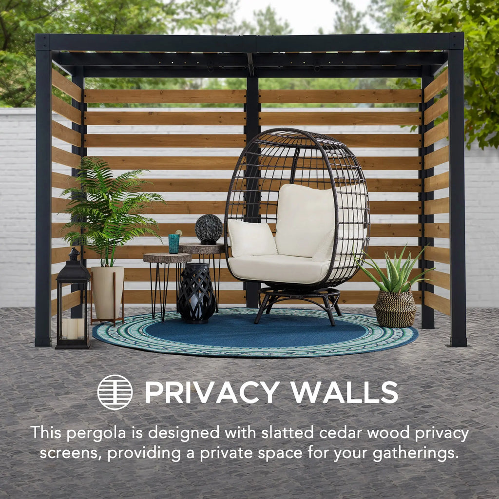 MARAO 305cm x 183cm Steel Pergola