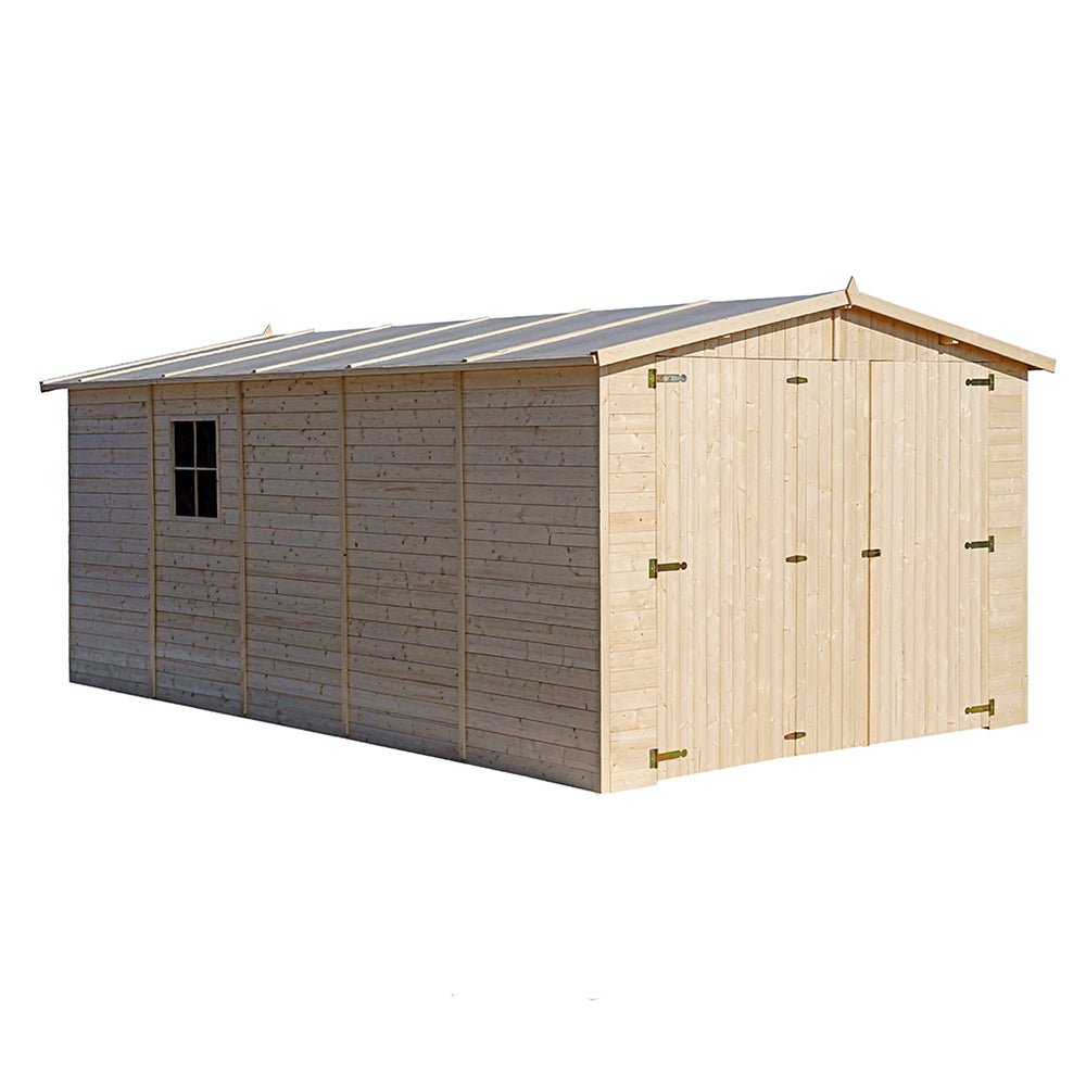 Wooden Garden Garage M101 - 4x3 4m x 3m