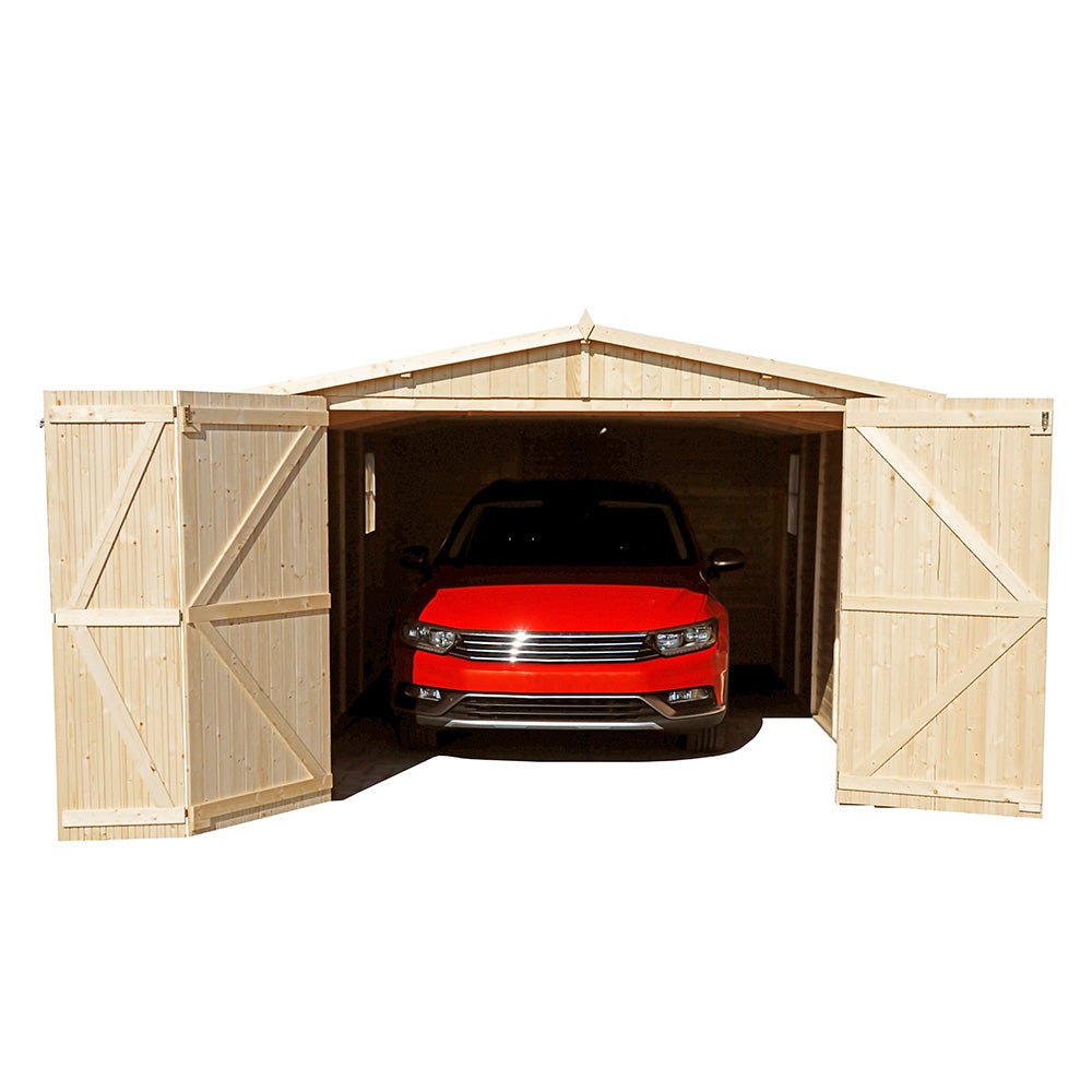 Wooden Garden Garage M101 - 3x4 protection