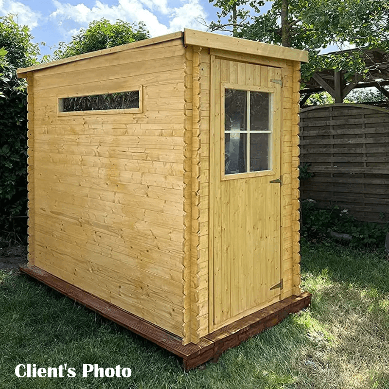 Wooden Garden Shed M306 - 130 x 235 cm