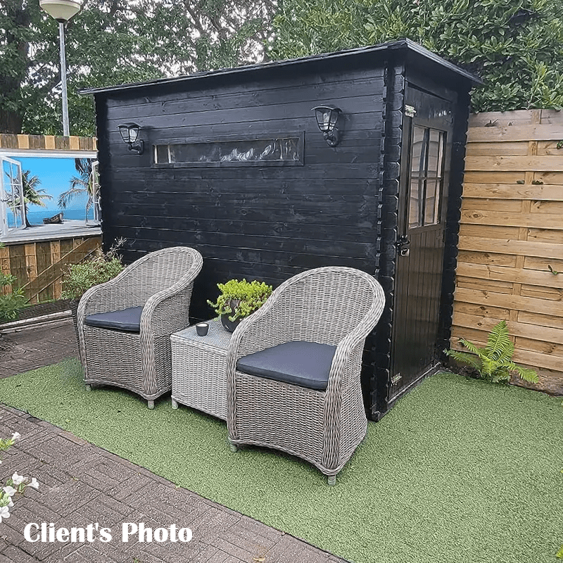 Wooden Garden Shed M306 - 130 x 235 cm