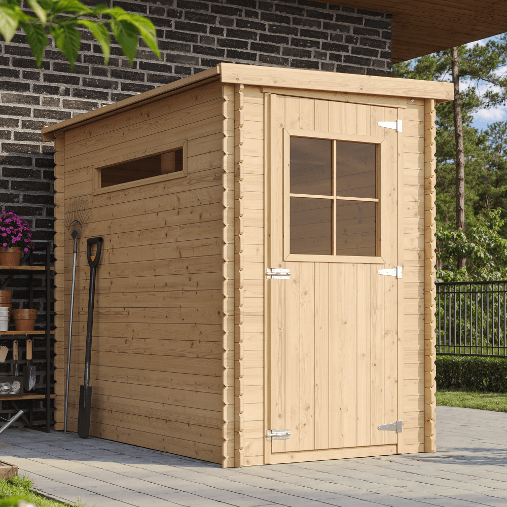 Wooden Garden Shed M306 - 130 x 235 cm