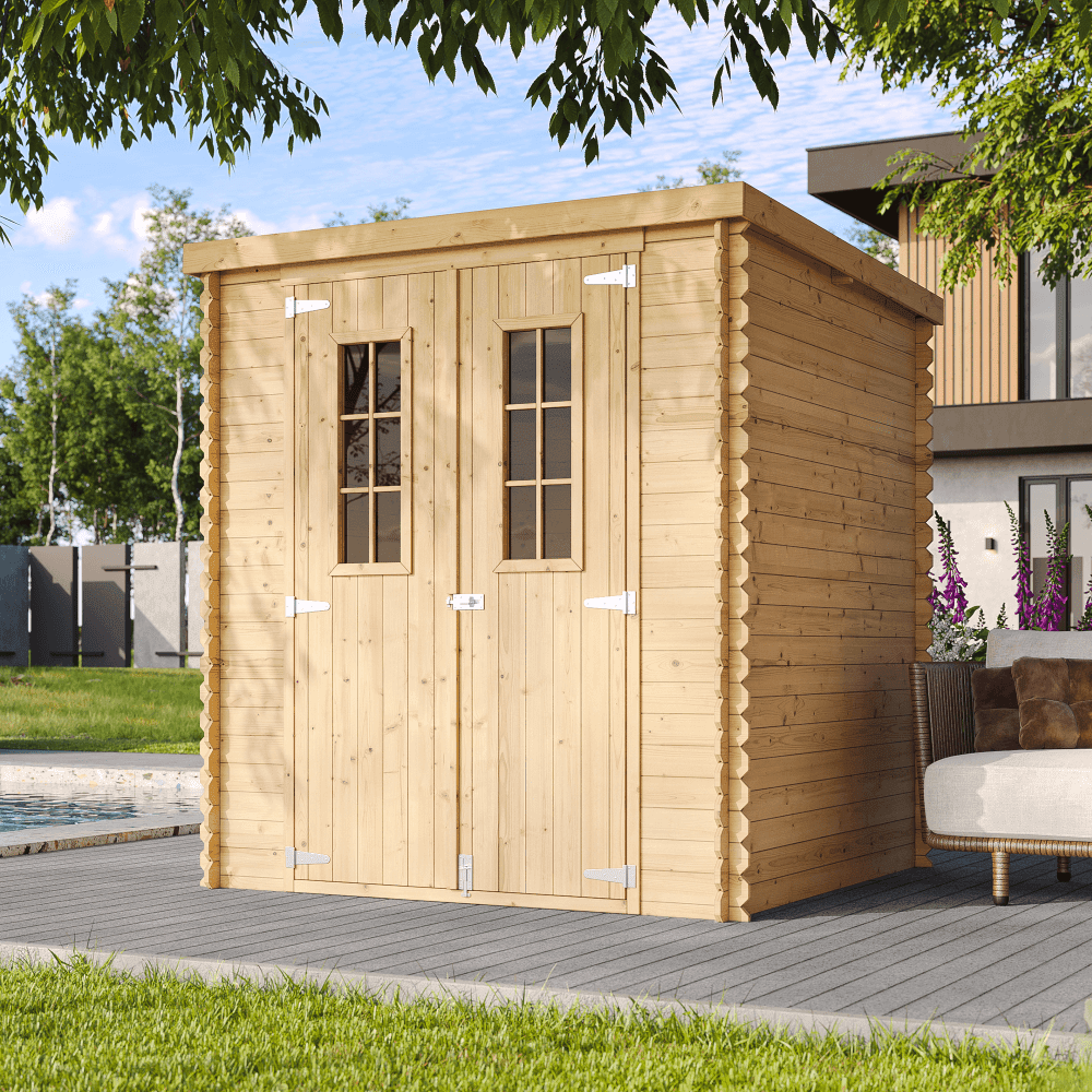 Wooden Garden Shed M309C - 200 x 200 cm