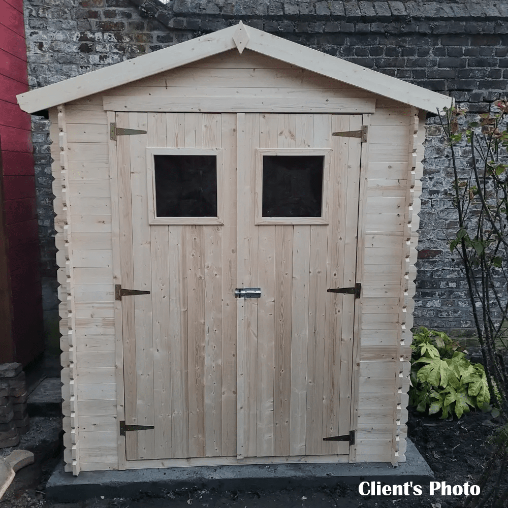 Wooden Garden Shed M367 - 180 x 130 cm