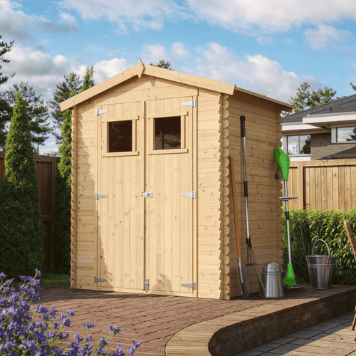 Wooden Garden Shed M367 - 180 x 130 cm