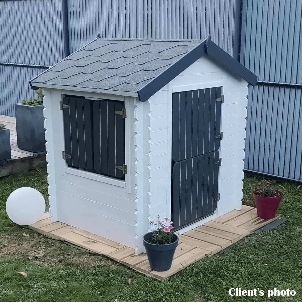 Wooden Playhouse for Kids M516 - 130 x 106 cm